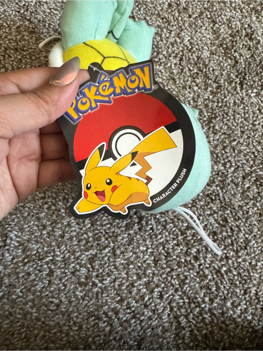 NWT Bundle of 2 Pokemon Plushes, Poke Ball 6” and Squirtle Plushes - Picture 12 of 12
